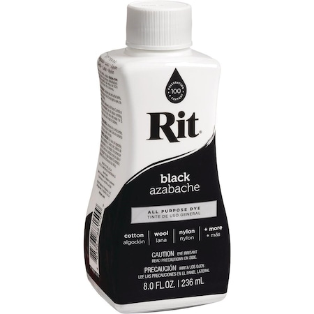 Rit Black 8 oz Liquid Dye 88150